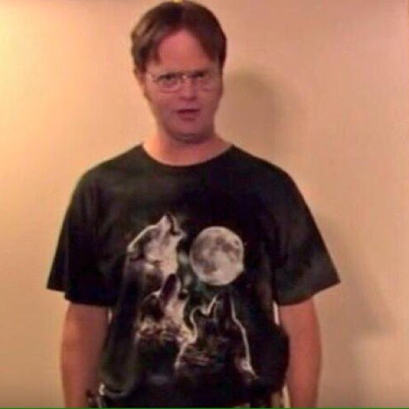 dwight wolf shirt